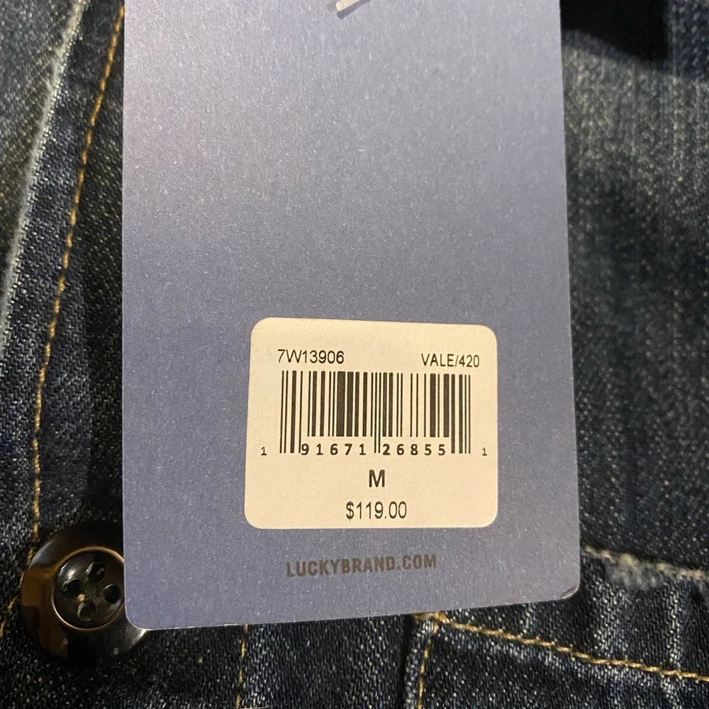 NWT-Lucky Brand Denim Dress, Size Medium - Picture 6 of 8